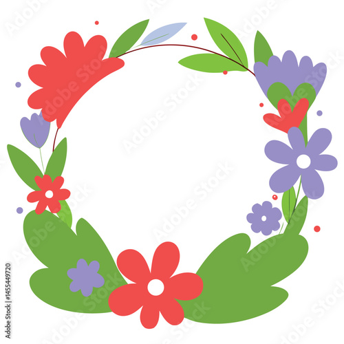Beautiful Floral Clipart Collection – Colorful Flower Illustrations for Design Projects,