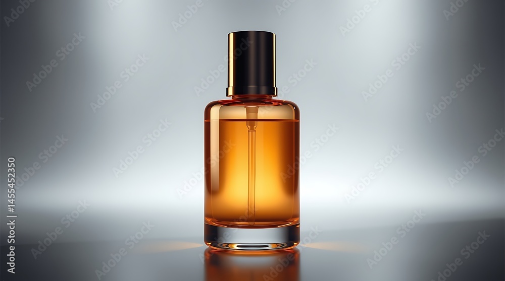 Hyperrealistic 3D mockup of a premium skincare bottle with glossy reflections, floating in a soft gradient background. Intense dramatic lighting, blurred bokeh effect, sharp subject focus, high contra Hyperrealistic 3D mockup of a premium skincare bottle with glossy reflections, floating in a soft gradient background. Intense dramatic lighting, blurred bokeh effect, sharp subject focus, high contra