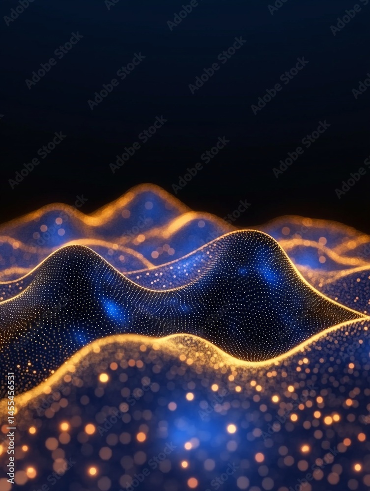 Holographic Neural Network Interface Visualization in AI Technology