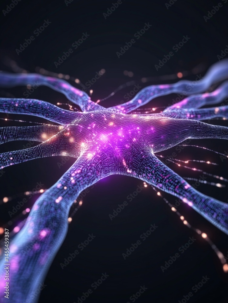 Digital Art of a Chatbot Analyzing Streams of Text Data Visualization