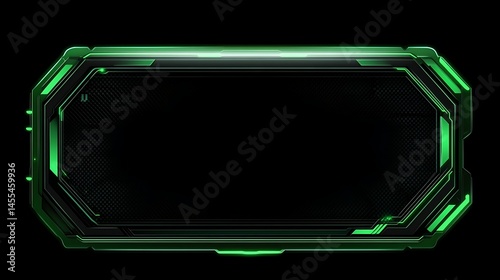 Wallpaper Mural Futuristic Green Screen Interface Torontodigital.ca