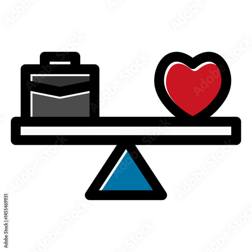 work life balance icon