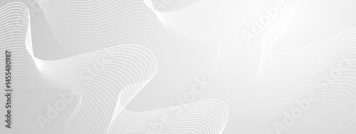 White lines on a grey background suitable for abstract backgrounds, minimalistic designs, web banners, digital art, modern presentations, and print materials.