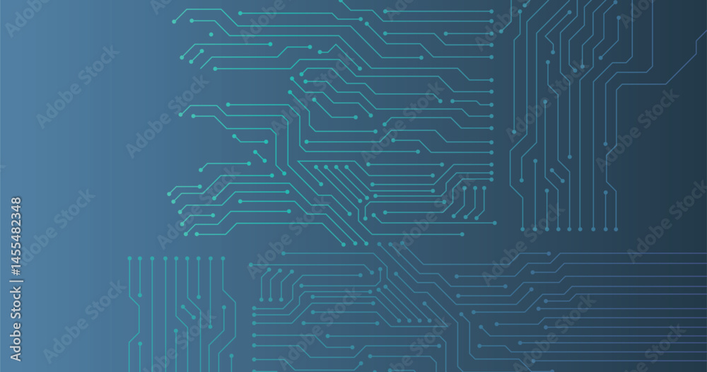 Abstract Creative futuristic circuit board technology background. Circuit board with various technology elements. Abstract Creative futuristic circuit board technology background. Circuit board with various technology elements.
