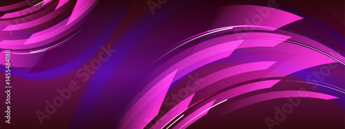 Abstract purple background with flowing lines suitable for website banners, social media graphics, and artistic projects requiring a vibrant backdrop.