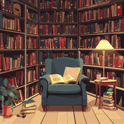 books in library