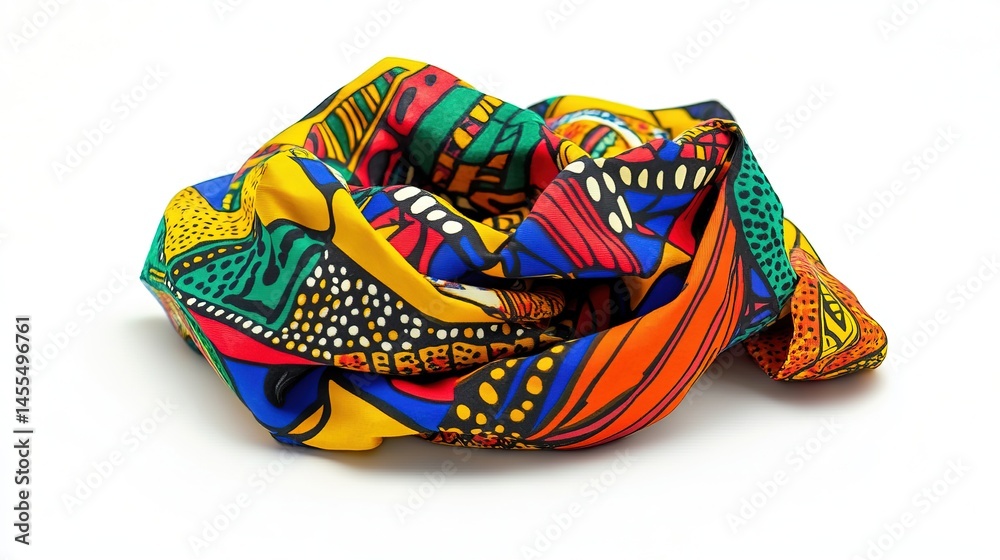 African patterned headscarf African patterned headscarf