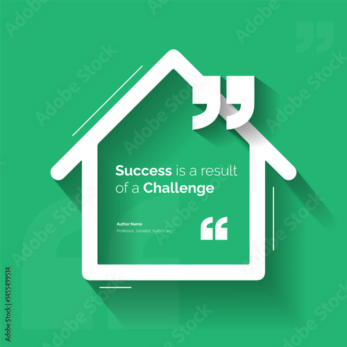 Home testimonial banner, quote, infographic. Social media post template designs for quotes. Empty speech bubbles, quote bubbles and text box