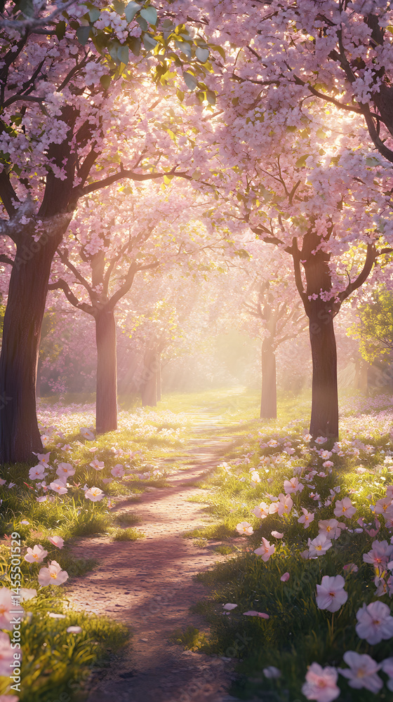 Serenity in Bloom: An Orchard Filled With Blossoming Trees and Nature's Rejuvenating Harmony Serenity in Bloom: An Orchard Filled With Blossoming Trees and Nature's Rejuvenating Harmony