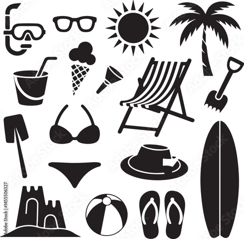Beach Day Summer Vibes Silhouette

Sunset at the Seaside Vector Scene

Summer Fun with Friends Silhouette

Palm Trees and Sunlight Illustration

Hot Summer Adventure Silhouette Art