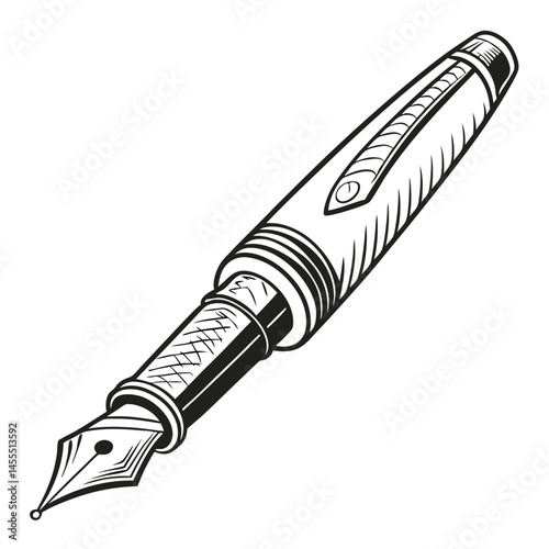 fountain pen vector