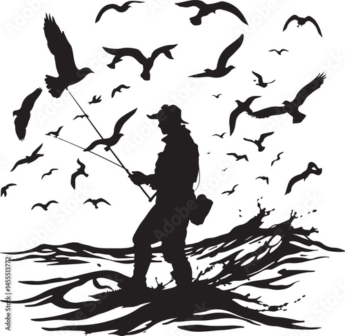Fishing Vector Bundle 