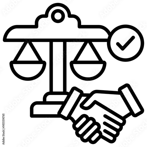 Contract Law Icon
