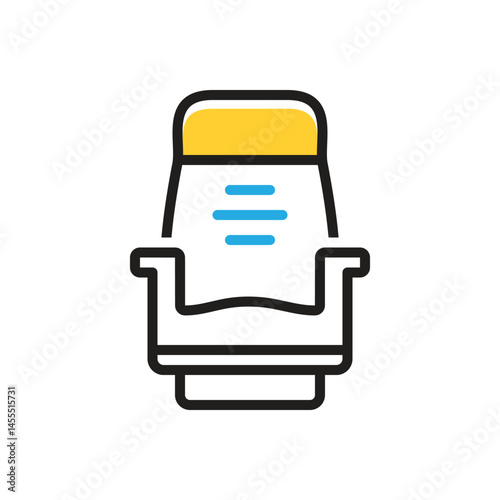 Multi color icon for seat