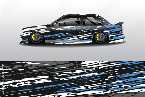 Sleek modified car design with dynamic paint splashes (2)