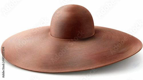 Beach Hat in Isolated White