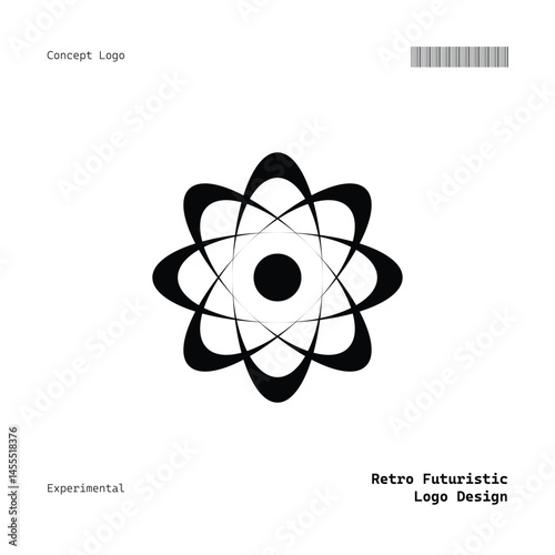 Versatile Minimalist Retro Futuristic Logo for Music, Fashion, Food, Events, and More