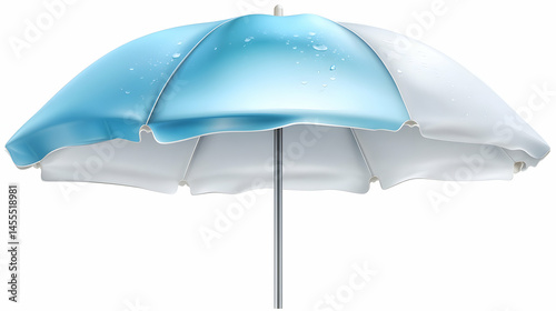 Beach Umbrella in isolated white