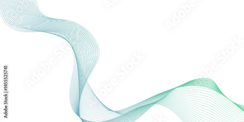 dynamic and floating geometric curve wave line patterns, modern sound equalizer with curve wavy geometric line patterns, soft color line for business and technology background cover and card design.