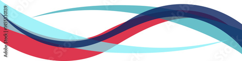 Business Abstract Wave Footer. Curve and wavy abstract footer design for business.