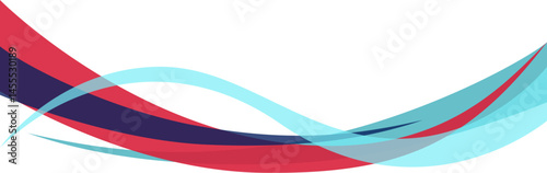 Business Abstract Wave Footer. Curve and wavy abstract footer design for business.