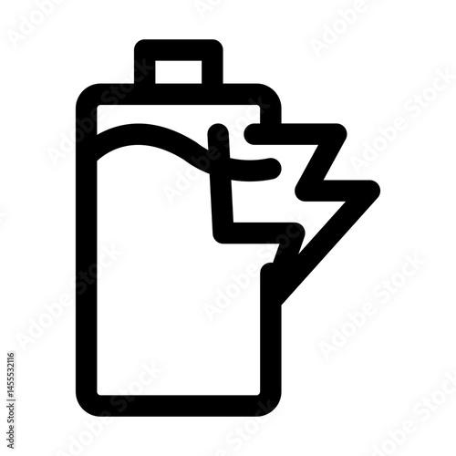Charging battery icon