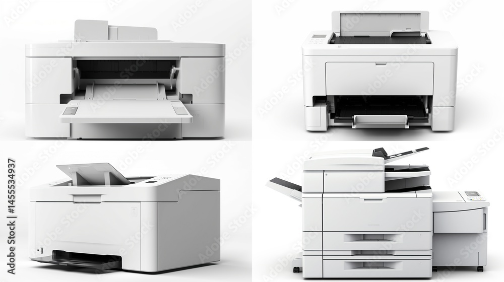 Multifunctional printer, various views Multifunctional printer, various views