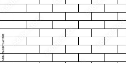 Pavement close up seamless mosaic stone concrete wall surface tiles. subway vector block rock white brick wall texture background.	
