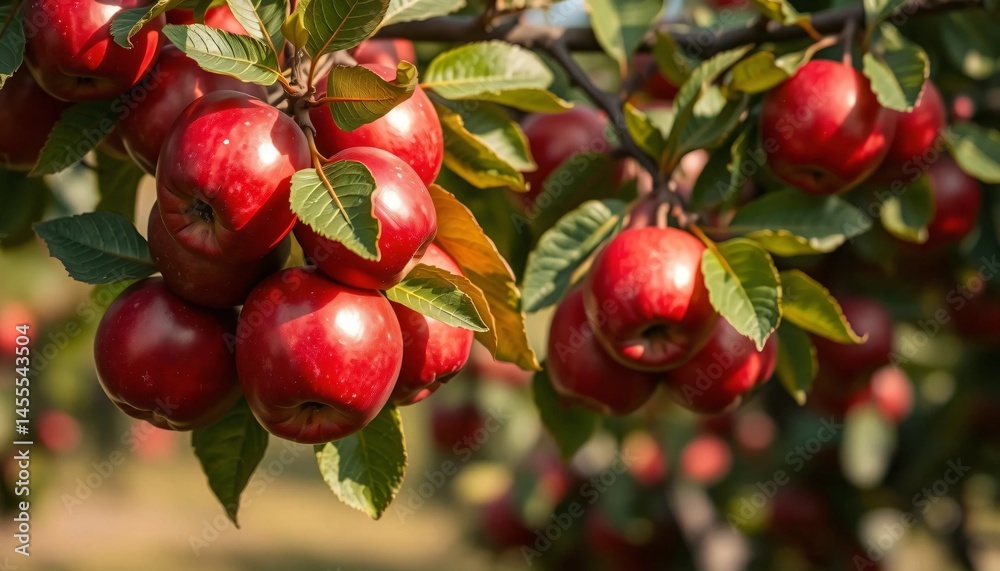 Obraz premium red apple blossom