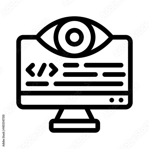 version control line icon