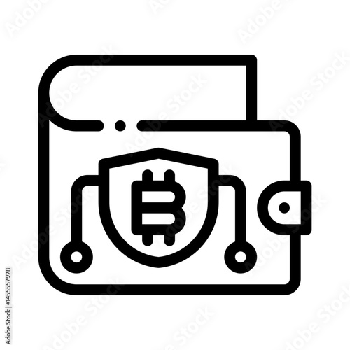 wallet line icon