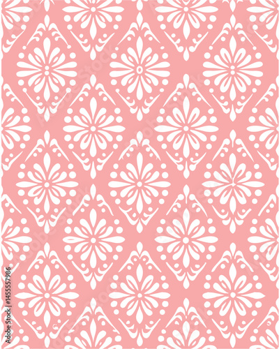 seamless, damask pattern, symmetrical, an elegant and classic vintage wallpaper effect. loth fabric floral, tile design, women, women-cloth, hand-drawing, repeatable, fashion, summer wear, background photo