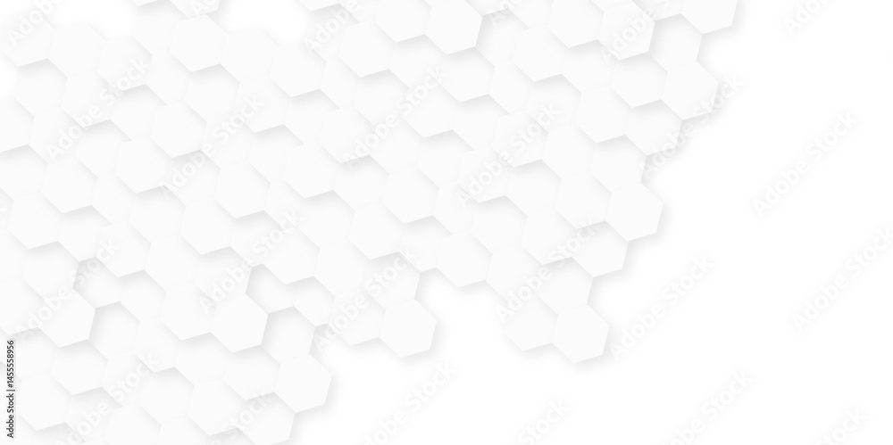 Minimal white hexagonal hexagon modern technology creative emboss light honeycomb polygonal web. abstract geometric science and mosaic tile with template texture background.
Minimal white hexagonal hexagon modern technology creative emboss light honeycomb polygonal web. abstract geometric science and mosaic tile with template texture background.