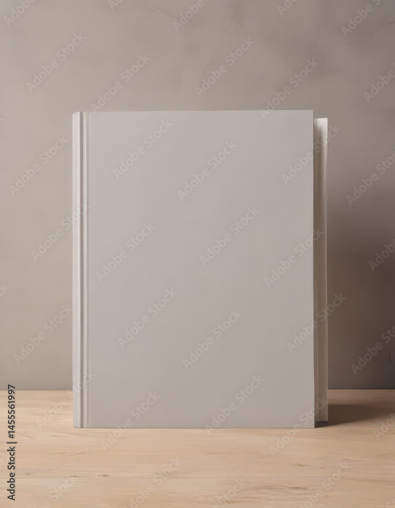 Clean, empty vertical photo album mockup, ideal for branding , spine, isolated, print Clean, empty vertical photo album mockup, ideal for branding , spine, isolated, print