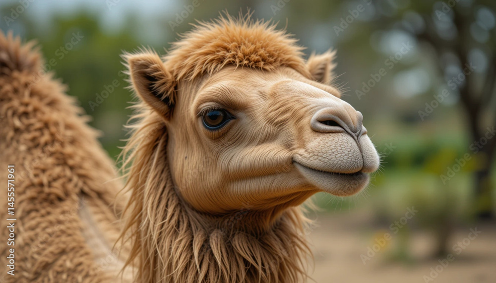 Obraz premium camel in the desert