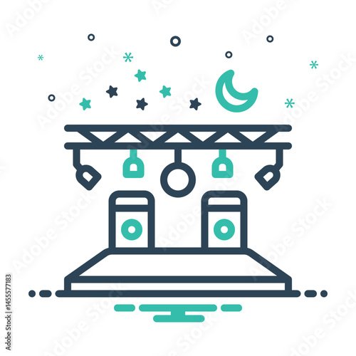 Mix icon for night show