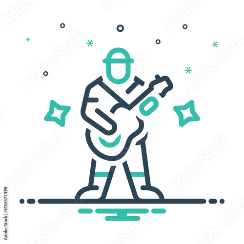 Mix icon for rock player