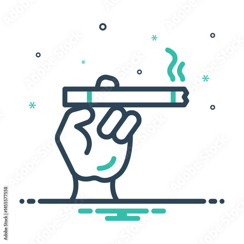 Mix icon for smoking
