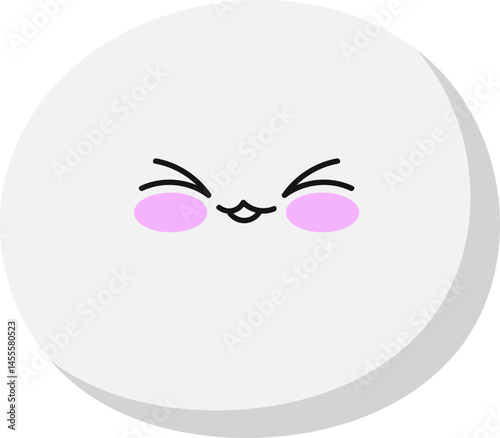 Cute Kawaii Mochi Character Collection Element