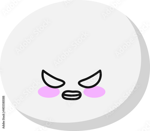 Cute Kawaii Mochi Character Collection Element
