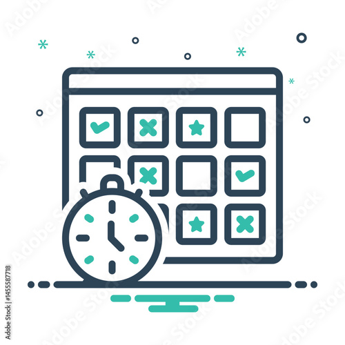 Mix icon for planning