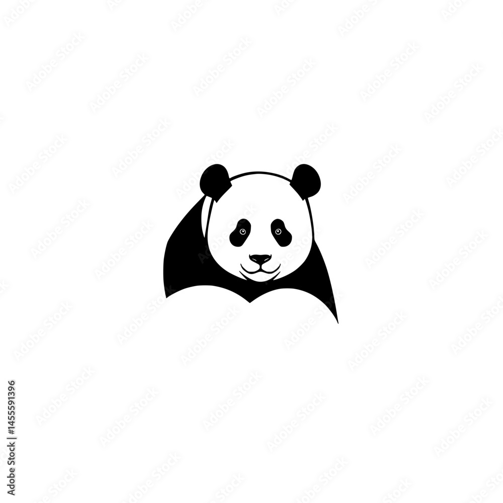 Naklejka premium panda bear vector illustration
