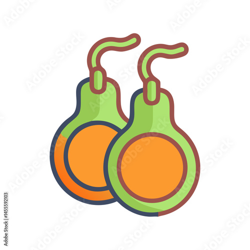 Castanets Music Instrument Icon Design