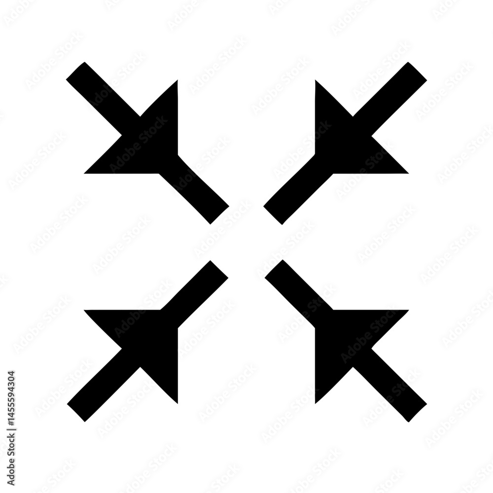 Crossed Sparkle Light Icon Design Crossed Sparkle Light Icon Design