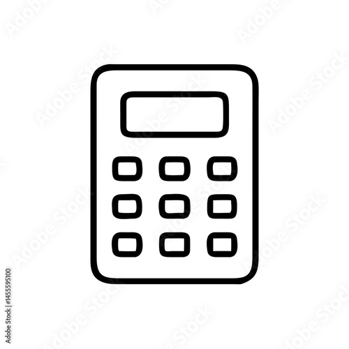 Digital Calculator Button Icon Design