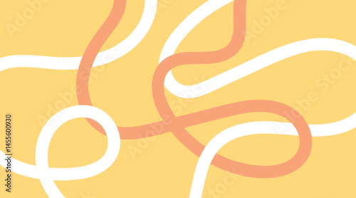 Abstract background with color lines shapes playful wavy lines , dynamic and playful pattern. curves of movement, fluidity. modern and minimalist with a vibrant yet calming vibe