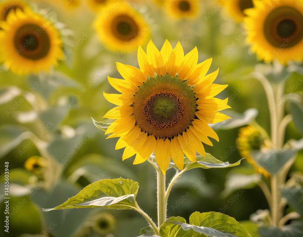 Fototapeta premium sunflowers in the field