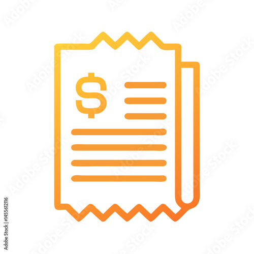 Invoice Payment Document Financial Icon Design