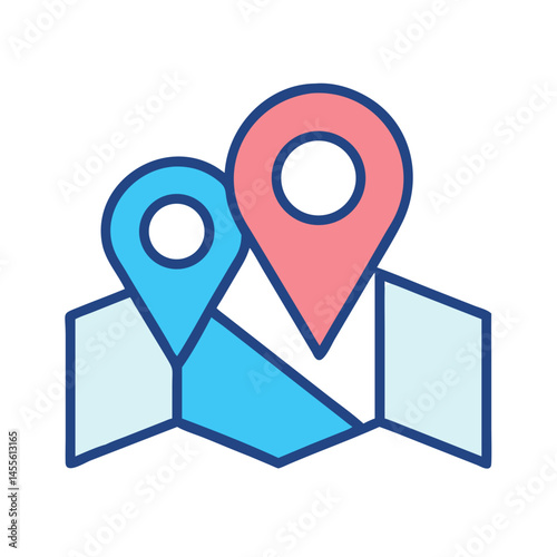 Free Download Location Pinpoints Navigation Map Icon Design - GFXLoad
