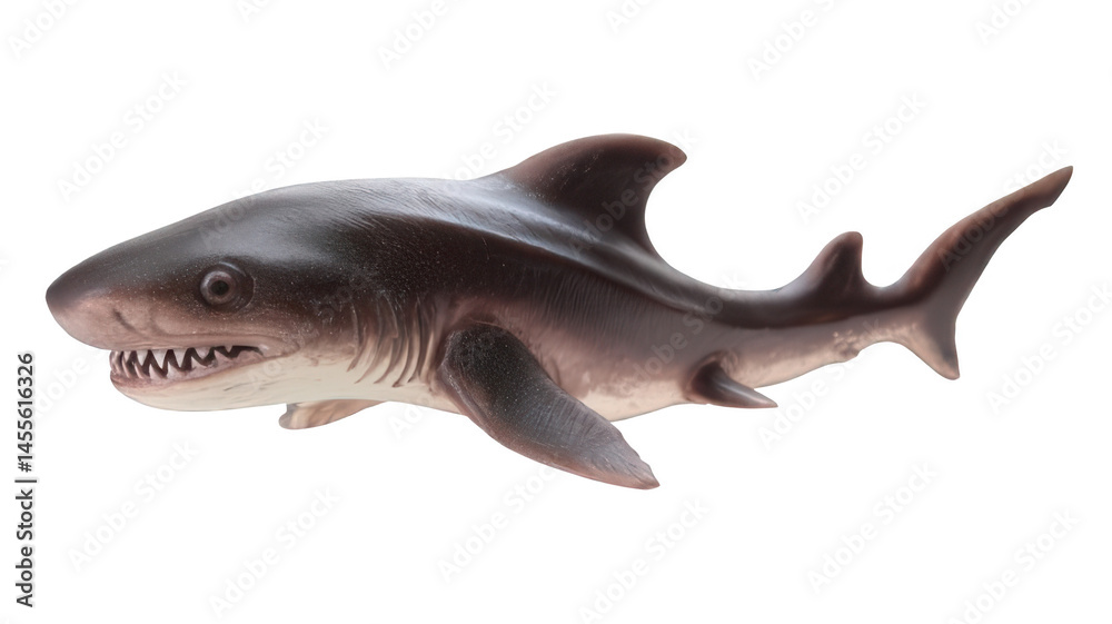 Fototapeta premium Unique Cookiecutter Shark Isolated Transparent Background